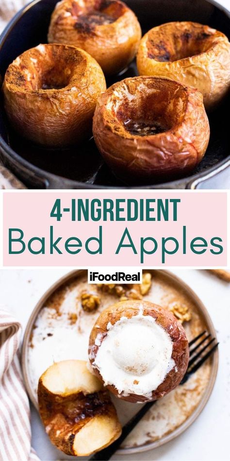 Low Calorie Baked Apples, Healthy Apple Bread, Healthy Baked Apples, Healthy Apple Recipes, Best Apples For Baking, Baked Apple Dessert, Apple Recipes Healthy, Baked Apple Recipes, Sweet Breakfast Treats