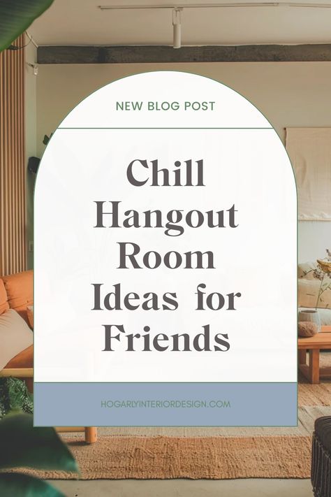 Ideas for creating a trendy hangout room for friends that focuses on comfort and fun, featuring stylish decor tips. This pin features 1 images. Fun Extra Room Ideas, Chill Hangout Room Ideas, Cozy Hang Out Room, Teenage Lounge Room Ideas, Basement Hangout Ideas Teen Lounge, Teen Girl Hangout Room Ideas, Teen Hangout Room Ideas Basements, What To Do With Extra Room In House, Chill Hangout Room