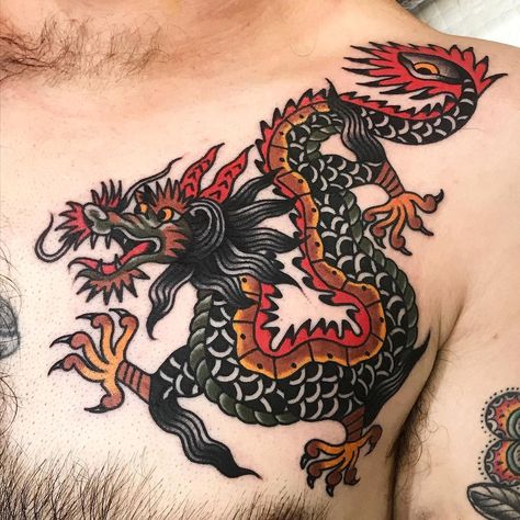 Easy Tiger Tattoo Vietnam | On @wathan___ . Thank you for your time and trust. #truongnguyen #easytigertattoovn #traditionaltattoo #oldschooltattoo #classictattoo… | Instagram Vietnam Tattoo, Easy Tiger, Classic Tattoo, Tiger Tattoo, March 20, Old School Tattoo, Dragon Tattoo, Traditional Tattoo, Tatting