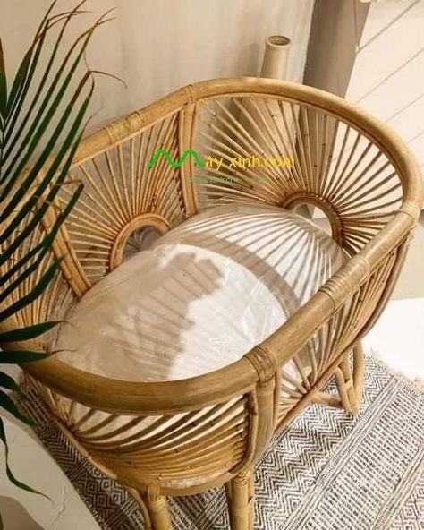 Rattan Bassinet, Dream Nurseries, Delta Children, Baby Bedroom, Nursery Inspiration, Rattan Furniture, Baby Crib, Baby Furniture, Nursery Design