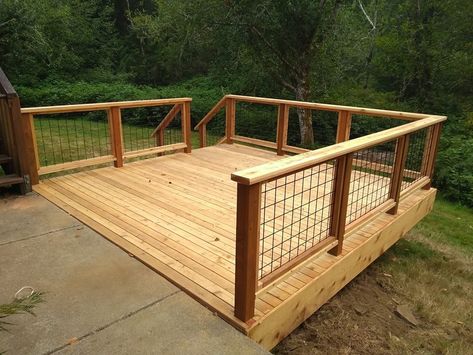 Decks - Transitional - Deck - Seattle - by Zia Construction LLC Deck Extension Ideas, Pictures Of Decks, Deck Extension, Glass Railing Deck, Comfortable Patio Furniture, Platform Deck, Deck Remodel, Deck Pictures, Modern Deck