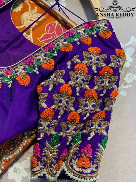 Exclusive Blouse Designs, Silk Saree Blouse Designs Patterns, Blouse Works, Mirror Work Blouse Design, Maggam Work Blouse, Sleeves Embroidery, Best Blouse Designs, Aari Blouse, Simple Work