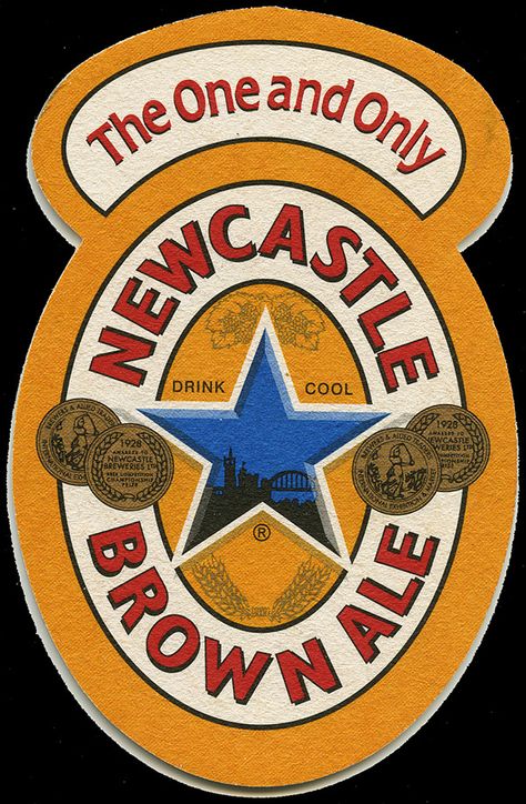 Newcastle Brown Ale, Ale Beer, Brown Ale, Beer Mats, Beer Brewery, Beer Logo, Beer Company, Pub Signs, Beer Coasters