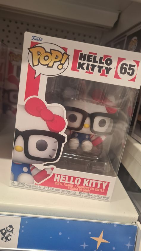 Hello Kitty Pop Figures, Hello Kitty Lego Sets, Cute Funko Pops, Sanrio Funko Pop, Nerd Hello Kitty, Hello Kitty Funko Pop, Hello Kitty Pop, Hello Kitty Stuff, Disney Funko Pop