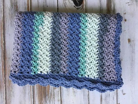 The Hydrangea Baby Blanket uses two Caron Cotton Cakes to create a soft blanket with beautiful texture. The yarn does all of the color changing. Crochet Hydrangea, Baby Crochet Blankets, Motifs Afghans, Crochet Baby Afghans, Crochet Baby Blanket Patterns, Baby Afghan Patterns, Cotton Cake, Baby Blanket Patterns, Crocheted Afghans