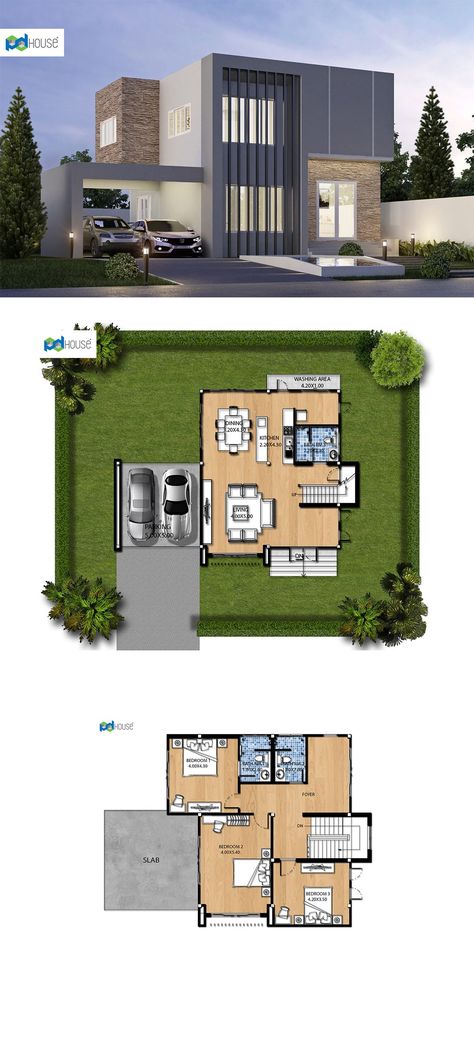 Small House Layout House Under 1000 Sq Ft, Single Story Small House, Cottages Floor Plans, Small Guest House Ideas, Floor Plans Single Story, Small House With Pool, Modern House Layout, Modern House Design Plans, Luxury Ranch House Plans