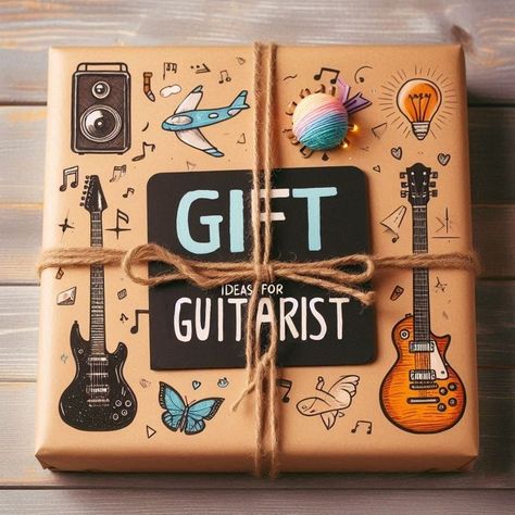 Best Gift Ideas for Guitar Players Guitar Pick Jewelry Diy, Gift For Guitarist, Guitar Pick Jewelry, Guitar Lovers, Musician Gifts, Guitar Players, Guitar Accessories, Gift For Music Lover, Best Gift Ideas