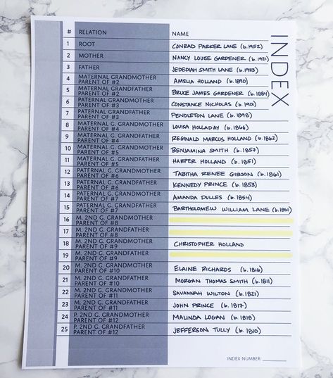 Genealogy Binder, Free Genealogy Records, Genealogy Notebook, Family Tree Printable, Family History Projects, Genealogy Organization, Genealogy Forms, Family Tree Project, Family History Book