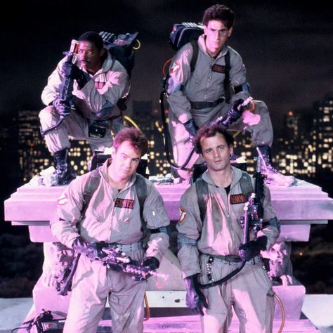 The Boys posing for a pic while on set - Ghostbusters, 1984 Ghostbusters Wallpaper, Ghostbusters 1, Ernie Hudson, Ghostbusters 1984, Dan Aykroyd, Ghostbusters Movie, Fav Movie, The Real Ghostbusters, Blues Brothers