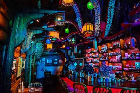 The 16 Most Creative Themed Bars in Seattle Ship Underwater, Seattle Bars, Girlfriend Trips, Viking Food, Sunken Ship, Capitol Hill Seattle, Magical Decor, Creative Backdrops, Colorful Cocktails