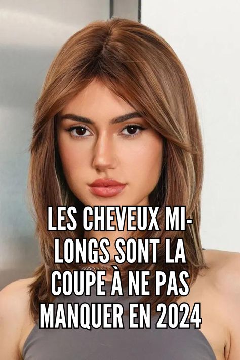 À quoi ressemblent les cheveux mi-longs dégradés sur des mèches droites ? Les dégradés enlèveront un peu de lourdeur et de poids à vos épaules tout en vous donnant le mouvement dont vous avez tant besoin. Alors, en cas de doute, choisissez cheveux raides dégradés! // Crédit photo : Instagram @haircube_officiel Photo Instagram, Style Chic, Hair