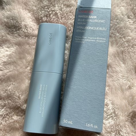 Laneige Water Bank Blue Hyaluronic Serum - Brand New Laneige Serum, Hyaluronic Serum, Makeup List, Hyaluronic Acid Serum, Skin Care Serum, Face Serum, Face Oil, Skin Care Women, Skincare Products