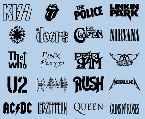 70s Typography, Chronic Headaches, Punk Logo, Rock Band Logos, Online Guitar Lessons, Music Vinyl, Music Is My Escape, Band Logo, Music Logo