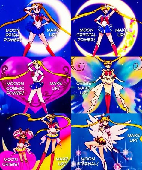 Sailor moon Sailor Moon Transformation, Powerpuff Girls Characters, Made Of Stardust, Moon Kingdom, Queen Serenity, Neo Queen Serenity, Sailor Moon Girls, Moon Prism Power, Arte Sailor Moon