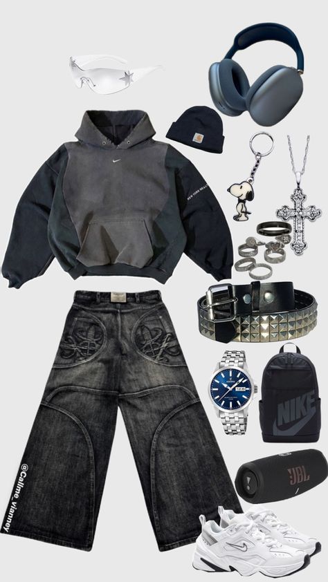 #outfit #streetwearoutfitsmen #baggyy2k #outfitinspo #streetwear #fashion #baggy   Fashion, Fashion style , street wear, vintage fashion, diy fashion ,accessories boho fashion style, Baggy Street Style, Boho Fashion Style, Street Wear Vintage, Streetwear Fashion Baggy, Baggy Fashion, Street Style Outfits Casual, Fashion Baggy, Streetwear Ideas, Accessories Boho