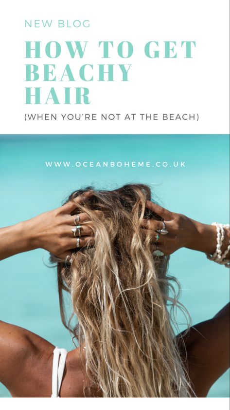 Woman with blonde beach waves, salty hair. At the beach. Wearing cowrie shell and seaglass rings Salty Beach Hair, Surfer Woman, Surf Hairstyles, Surfer Hair Women, Beach Haircut, Surfer Look Girl, Salty Blonde Hair, Surf Girl Hair, Surf Outfit Women