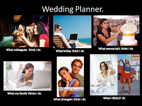 Funny Wedding Planner Memes, Wedding Planning Memes, Planner Quotes Funny, Wedding Planner Quotes, Wedding Jokes, Wedding Guest Etiquette, Event Planning Business Logo, Weird Humor, Planner Quotes