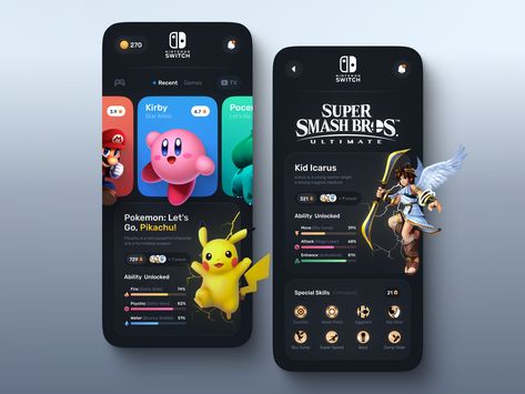 Creative App Design, Pokemon Website, Application Ideas, Casino Design, Pokemon Design, App Concept, Web Development Agency, Ux Mobile, Game Ui Design