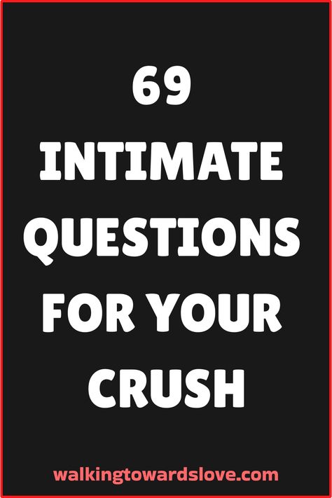 Flirting with your crush can be a thrilling experience. If you’re feeling bold and want to turn up the heat, asking dirty questions can add a fun, spicy twist to your conversations. These questions will help you explore each other’s fantasies, desires, and preferences. Get ready to deepen your connection and enjoy some playful banter! Dirty Questions To Ask Your Boyfriend Flirty, Best Questions For Dry Convos Juicy, Spicy Q And A Questions Youtube Ask Me, Spicy Get To Know You Questions, Random Questions To Ask A Guy Over Text, Dirty Truth Questions, Spicy Truth Questions, Spicy Questions To Ask Your Crush, Spicy Questions To Ask Your Girlfriend