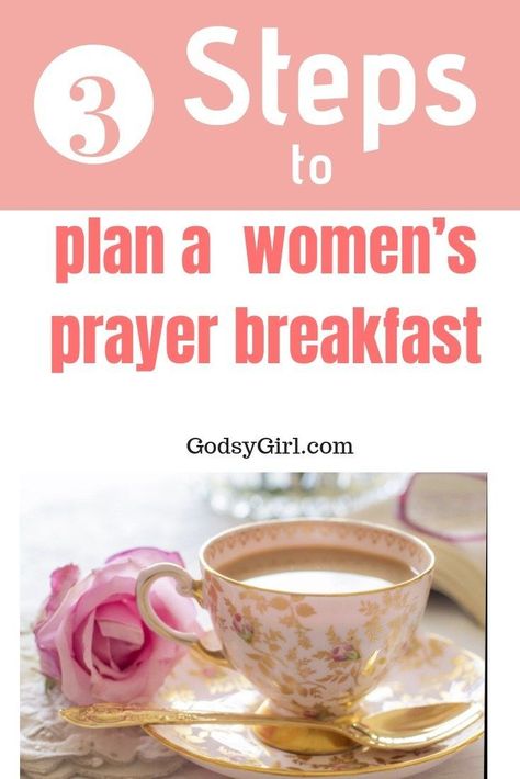 Planning a women's prayer breakfast Women’s Bible Study Brunch, Prayer Breakfast Program, Womens Ministry Events, Christian Women's Ministry, Prayer Breakfast, Christian Lifestyle Blog, Brunch Event, Christmas Tea Party, Ladies Brunch