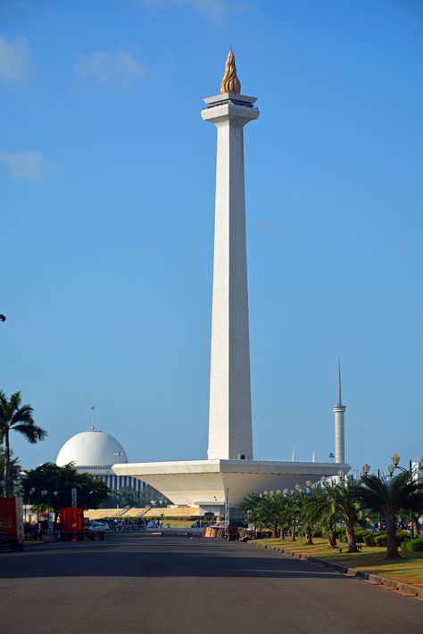 Moans Jakarta #monas #jakarta Jakarta City, Panorama Photography, Aesthetic Center, School Study Ideas, Old Commercials, Cn Tower, Jakarta, Indonesia, Bts