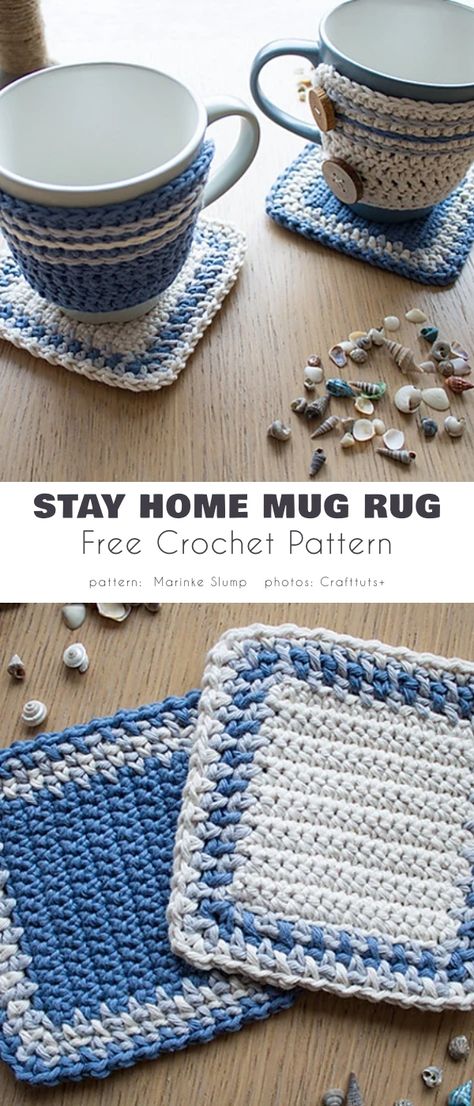 Mug Rug Free Crochet Patterns - Your Crochet Crochet Mug Rugs Patterns Free How To Make, Crochet Pattern Mug Rugs, Easy Crochet Mug Rugs Patterns Free, Crocheted Mug Rugs Patterns Free, Easy Crochet Mug Rug, Crochet Mug Mat, Crochet Mug Rug Coaster, Crochet Mug Cozy And Coaster, Crochet Christmas Coasters Free Pattern Easy