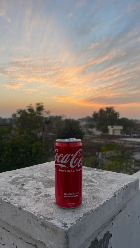 Yellow sunlight Coke Snap, Coke Can, Best Snapchat, Snap Streak, Desi Fashion Casual, Driving Pictures, Desi Fashion, Sky Aesthetic, Coca Cola