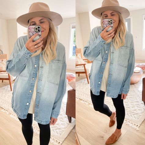 Chambray Shacket Outfit, Jean Shacket Outfit Women, Jean Shacket Outfit, Denim Shacket Outfit Women, Pink Shacket Outfit, Denim Shacket Outfit, Shacket Outfits, Shacket Outfit Women, Walmart Shirts