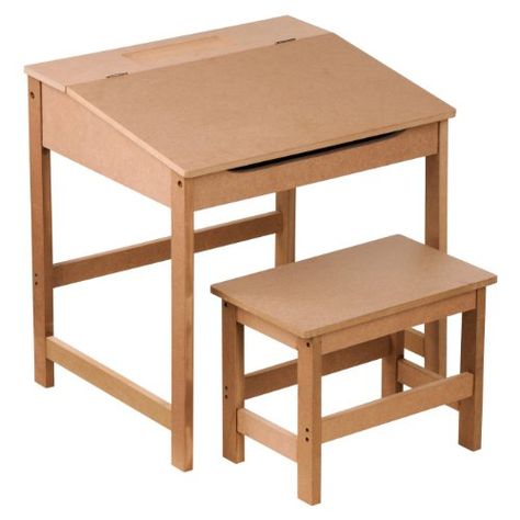 Premier Housewares Children's Desk and Stool Set - Natural Premier Housewares http://www.amazon.co.uk/dp/B007V1KFZQ/ref=cm_sw_r_pi_dp_ETGqwb0KV9G5F Childrens Desk And Chair, Desk Stool, Childrens Desk, Childrens Table, School Desks, Kids' Desk, Kid Desk, Desk And Chair Set, Stool Chair