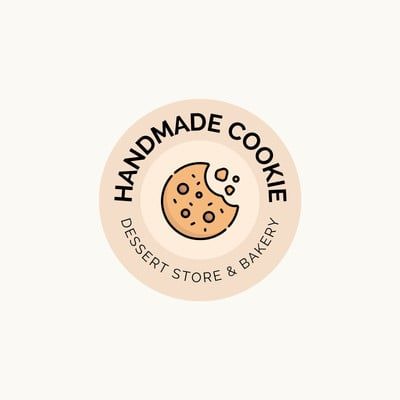 Modern Bakery Logo, Brownie Business, Modern Bakery, Pfp Insta, Biscuits Packaging, Ice Cream Logo, Bakery Logo, Cookie Packaging, Bullet Journal School