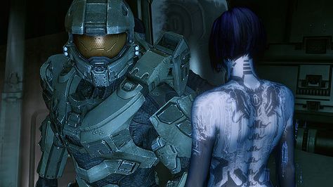 Chief & Cortana Master Chief And Cortana, Cortana Halo, John 117, Halo Master Chief, Halo Game, Halo Reach, Halo 5, Halo 4, Halo 3