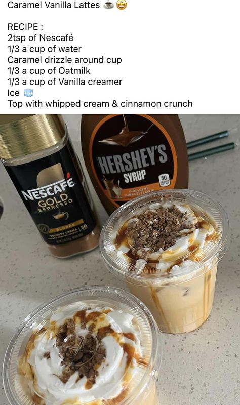 Nescafe Iced Coffee Recipe, Nespresso Iced Coffee, Nescafé Coffee, Instant Iced Coffee Recipe, Cold Coffee Drinks Recipes, Flavored Coffee Recipes, Popular Drink Recipes, Diy Coffee Drinks, Easy Coffee Drinks