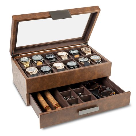 Watch Organizer, Watch Box, Storage Boxes, Jewelry Watches, Mens Jewelry, For Men, Glass, Design