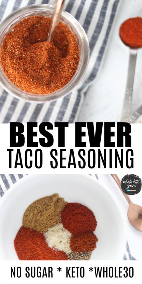 Low Carb Taco Seasoning, Keto Taco Seasoning, Make Taco Seasoning, Low Carb Taco, Homemade Taco Seasoning Mix, Homemade Taco Seasoning Recipe, Taco Mix, Taco Seasoning Recipe, Low Carb Low Fat Recipes