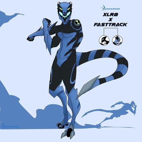 FIGURE8 is what I call this fusion. The result of a omimatrix upgrade this fusion has double the speed, agility, and fighting capabilities… | Instagram Ben 10 Fusion Aliens, Ben 10 Female Alien Version, Ben 10 Oc Aliens, Alien Character Design Male, Ben 10 Oc, Alien Armor, Ben 10 Fan Art, Pokemon Fusion Art, Image Spiderman