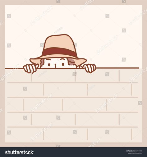 A detective hiding in a wall. hand drawn style vector design illustrations. #Ad , #Sponsored, #wall#hand#detective#hiding Person Hiding Behind Wall, Detective Doodle, Hide Illustration, Hiding Illustration, Cartoon Costumes, Design Illustrations, Halloween Cartoons, Doodle Art Designs, Letter Logo Design