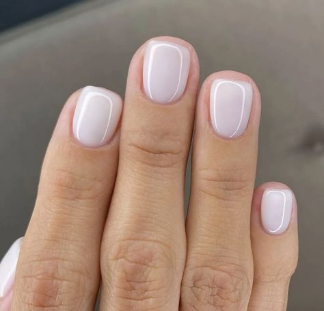 Milky Nails, Toe Nail Color, Short Gel Nails, Casual Nails, Cute Gel Nails, Bride Nails, Shellac Nails, Nails 2023, White Nail