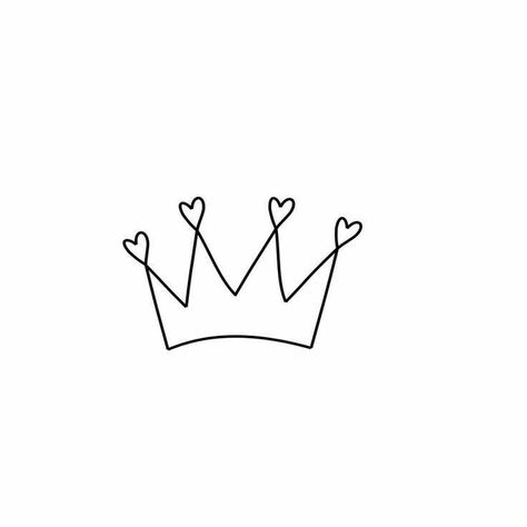 Cute Crown Tattoos, Minimalist Crown Tattoo, Drawing Crown, Simple Crown Tattoo, Princess Crown Tattoos, Crown Tattoos For Women, Small Crown Tattoo, Crown Tattoos, Small Crown