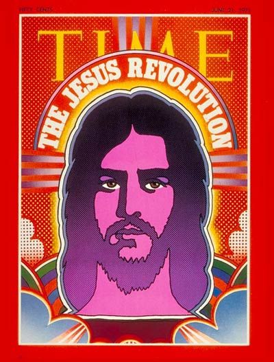 This is the cover of the June 21 1971 issue of Time Magazine, declaring the arrival of Jesus People. It'll soon be time for a new cover (around the same topic)! Jesus Revolution, Time Magazine, Jesus, Magazine, Purple