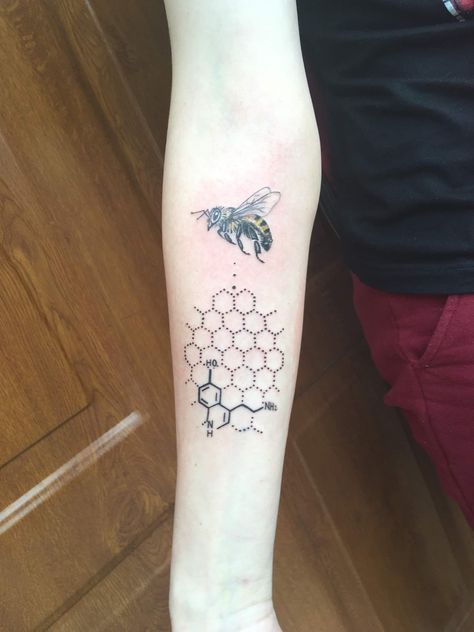 #beekeeping #bee #beetattoo #tattoo #tatuaż Couple Tattoo, Bee Tattoo, Couple Tattoos, Bee Keeping, I Tattoo, Geometric Tattoo, Body Art, Tattoo Ideas, Cool Art