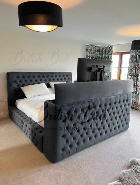 TV bed, Upholstered, Ambassador TV Bed, King Size TV bed, Double Size TV bed, Super King Size TV Bed Art Deco Bed Frame, Tv Bed Frame, Chesterfield Bed, Sleigh Bed Frame, Tv Bed, Art Deco Bed, Bed Double, Ottoman Storage Bed, Wingback Bed