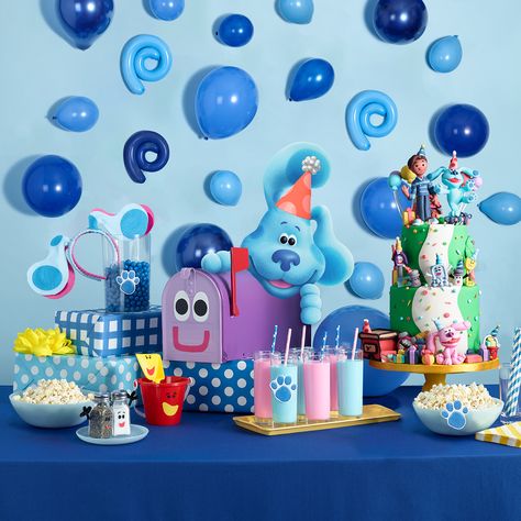 Blues Clues Birthday Party, Blues Clues Birthday, Blue's Clues Birthday Party, Clue Party, Blue Birthday Parties, Blue's Clues And You, 1st Birthday Party Themes, 2nd Birthday Party Themes, Blue's Clues