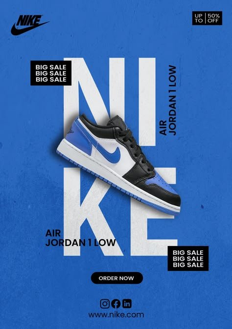 advertising poster design of nike air jordan 1 low and yes i took the reference to recreate this Nike Air Poster, Shoe Branding Design, Sneakers Graphic Design, Shoes Poster Design Ideas, Sneakers Poster Design, Nike Shoes Poster, Shoe Graphic Design, Nike Poster Design, Shoes Poster Design