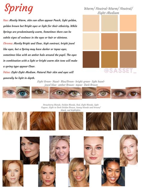 Light Spring Brown Hair, Light Spring Skin Tone, Light Spring Eyes, Soft Autumn Vs Light Spring, Spring Skin Tone Color Palette, Hair Color For Spring Skin Tone, Warm Spring Color Analysis, Warm Spring Makeup, Spring Skin Tone