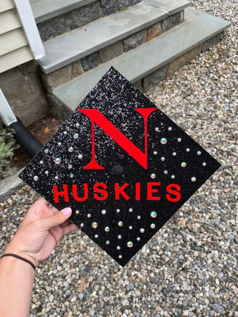 Northeastern Graduation Cap, Graduation Party Cake, Grad Cap, Party Cake, Graduation Cap, Party Cakes, Graduation Party, Cake, Quick Saves