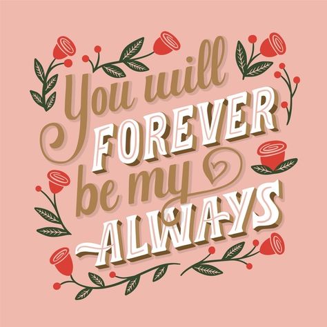 Valentine Typography, Wedding Lettering, School Kids Crafts, Wedding Icon, You Are My Forever, Valentines Pillows, Forever Wedding, Hand Drawn Wedding, Wedding Letters