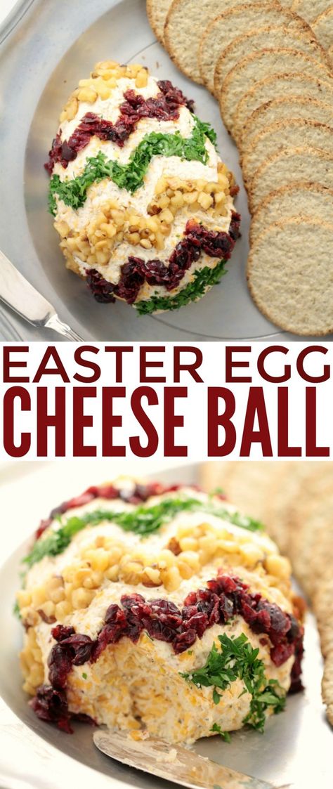 Classic Cheeseball, Easter Dinner Party, Easter Appetizer, Easter Appetizers, Easter Snacks, Easter Breakfast, Easter Menu, Easter Dinner Recipes, Egg Cheese