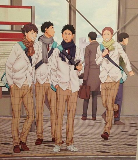 Haikyuu hq official art seijoh third years Aoba Johsai, Iwaizumi Hajime, Haikyuu Volleyball, Oikawa Tooru, Volleyball Anime, Haikyuu Kageyama, Haikyuu Ships, Haikyuu Manga, Haikyuu Characters