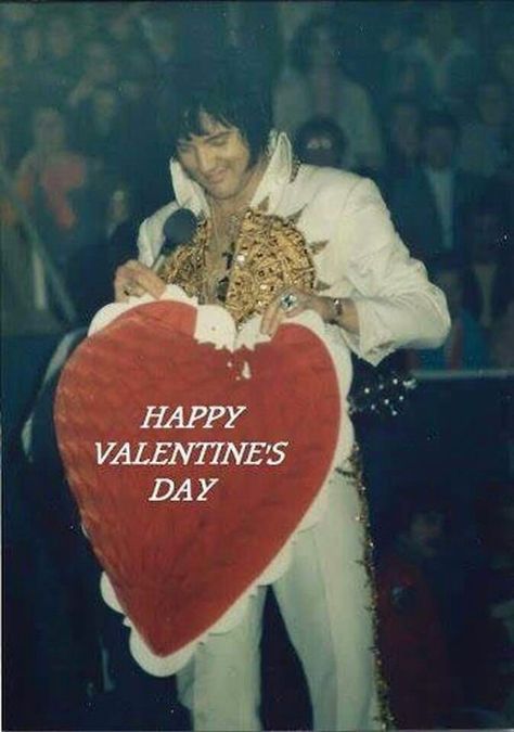 Happy Valentine's Day, Baby! Elvis Valentines Day, Elvis Valentine, Valentines Collage, Elvis Presley 1977, Graceland Memphis, Elvis Jumpsuits, King Elvis Presley, Elvis In Concert, Neon Moon