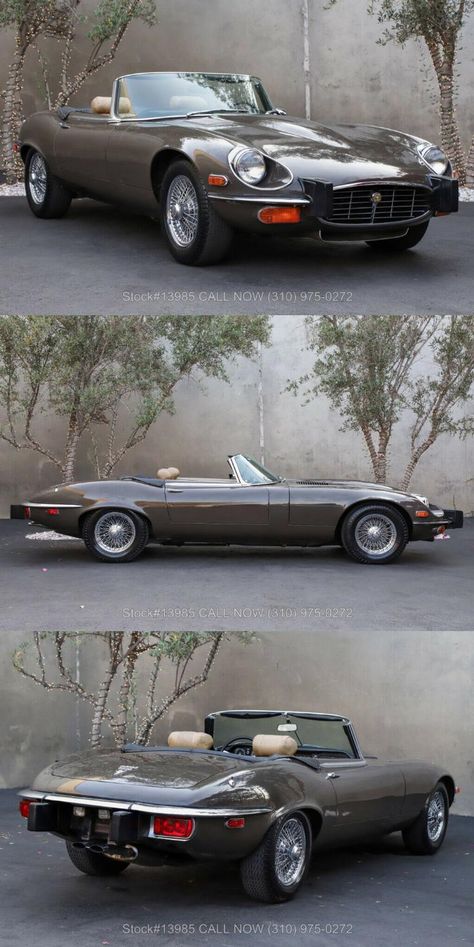 Jaguar Etype V12, Classic Jaguar Car, Classic Jaguar, Jaguar Roadster, Jaguar Auto, Auto Vintage, Jaguar Type, Replica Cars, Cars Vintage